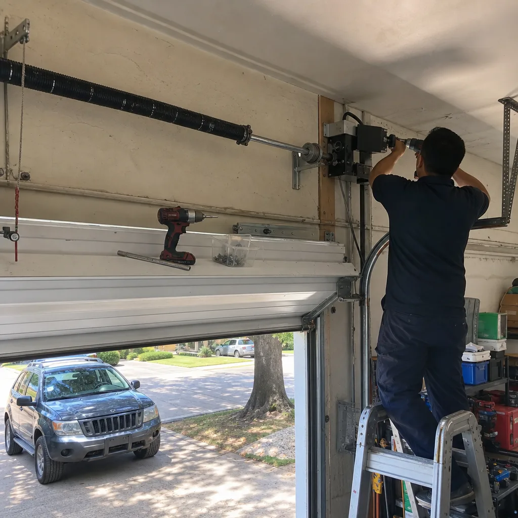 Garage Door Installation in Heath